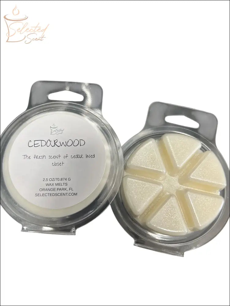 Wax Melts Stronger Fragrance Utilizing Coconut Wax Blend Cedarwood