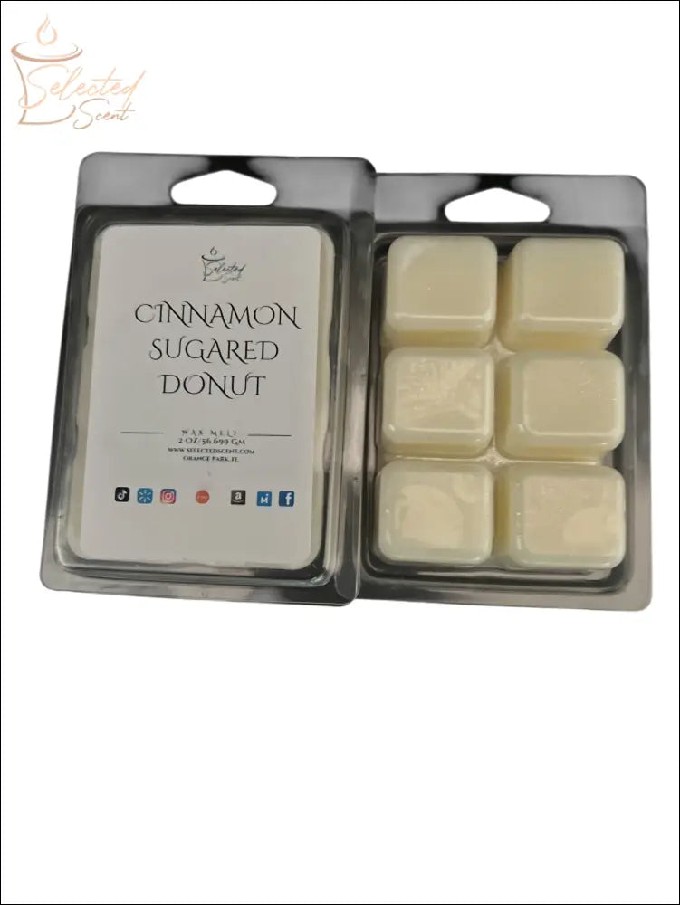 Wax Melts Stronger Fragrance Utilizing Coconut Wax Blend Cinnamon Sugared Donut