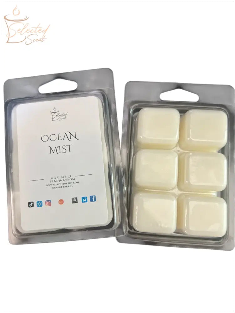 Wax Melts Stronger Fragrance Utilizing Coconut Wax Blend Ocean Mist