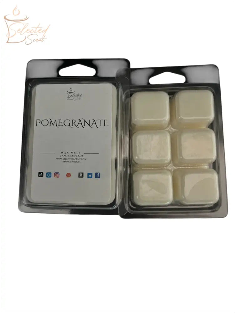 Wax Melts Stronger Fragrance Utilizing Coconut Wax Blend Pomegranate