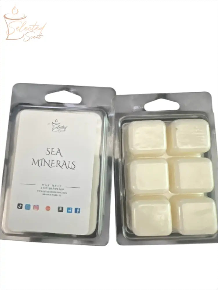 Wax Melts Stronger Fragrance Utilizing Coconut Wax Blend Sea Minerals