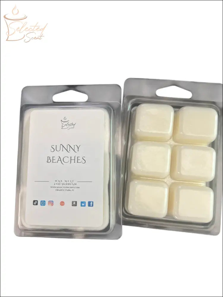 Wax Melts Stronger Fragrance Utilizing Coconut Wax Blend Sunny Beaches