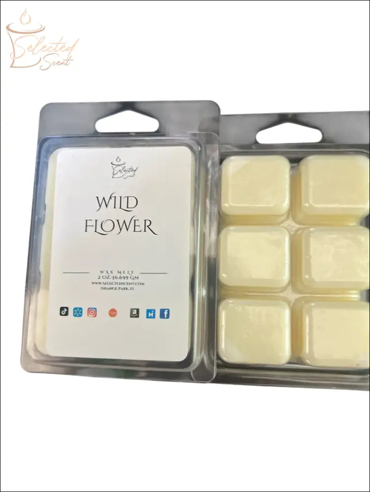 Wax Melts Stronger Fragrance Utilizing Coconut Wax Blend Wild Flower