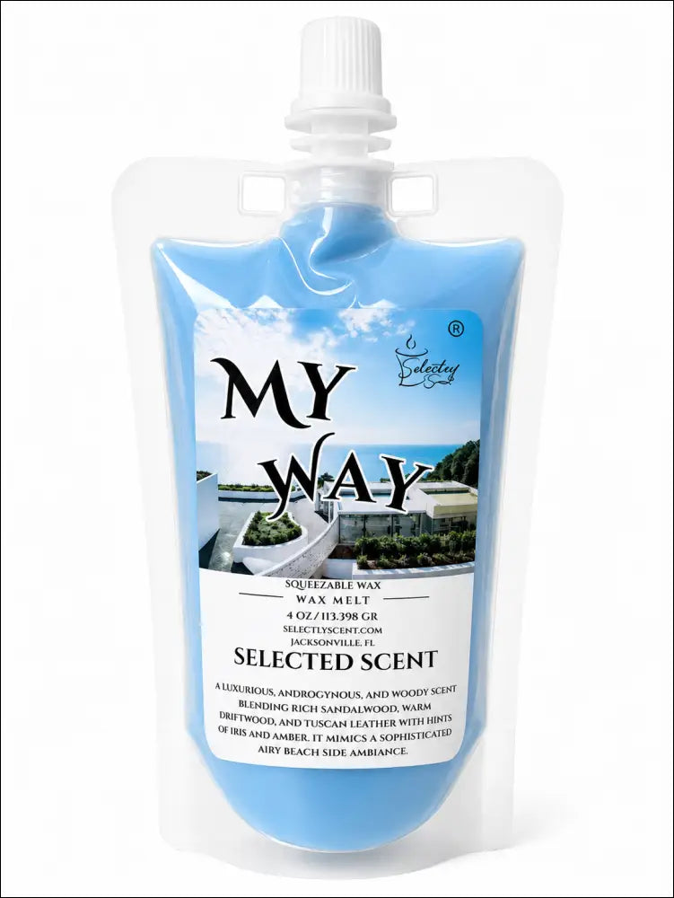My way squeezable wax melt all natural melts - 4 ounces