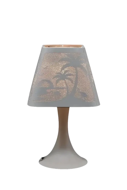 White paradise wax and oil warmer electric decorative