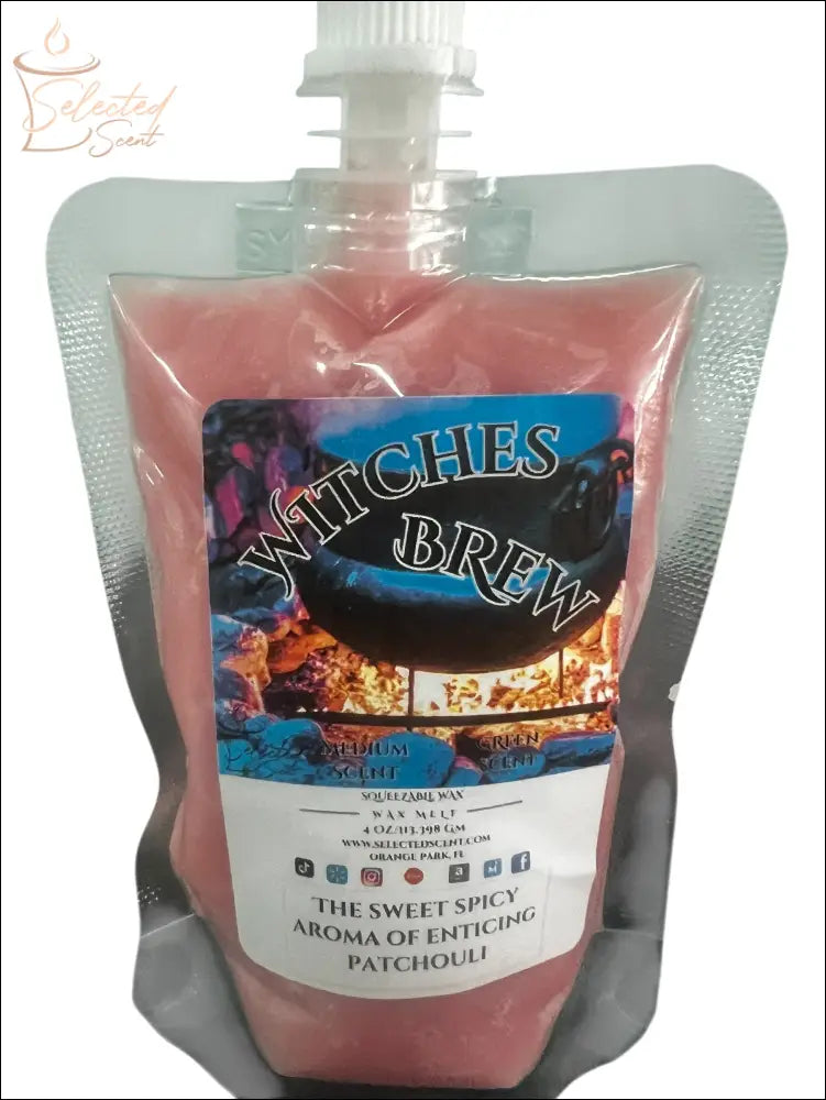 Selected Scent Witches Brew scented wax melt pouch with sweet spicy aroma in Fall Seasonal Favorites