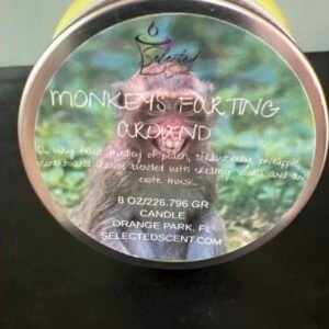 Monkeys Farting Around 8 Oz Candle